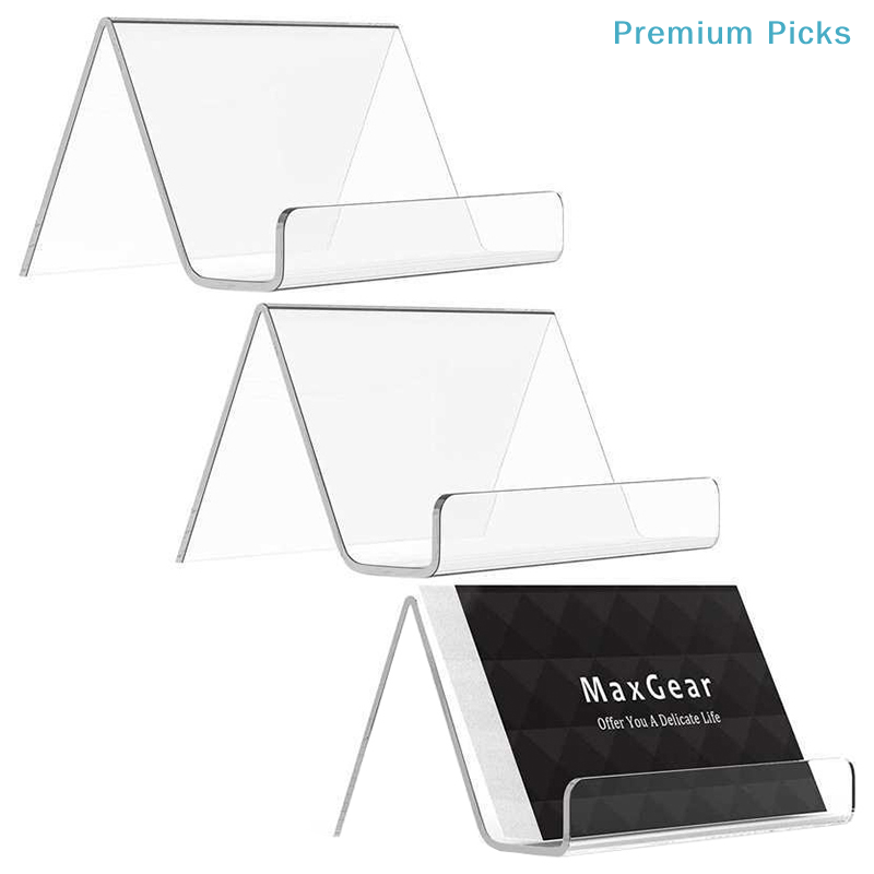 Office Furniture Design - Draagbare Transparante Acryl Bureau Visitekaarthouder Tafel