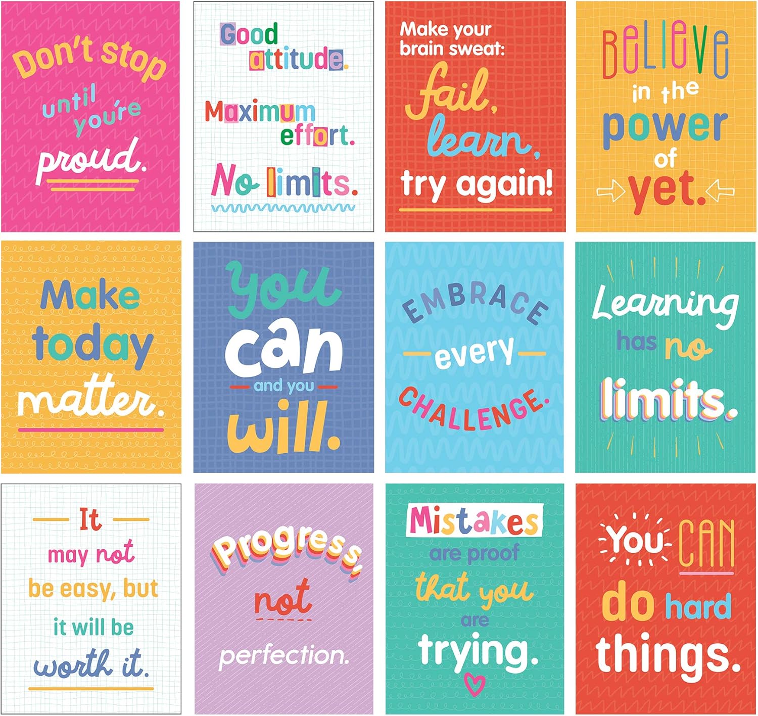 Office Furniture Online - Educatieve posters met een groeibevorderende mentaliteit
