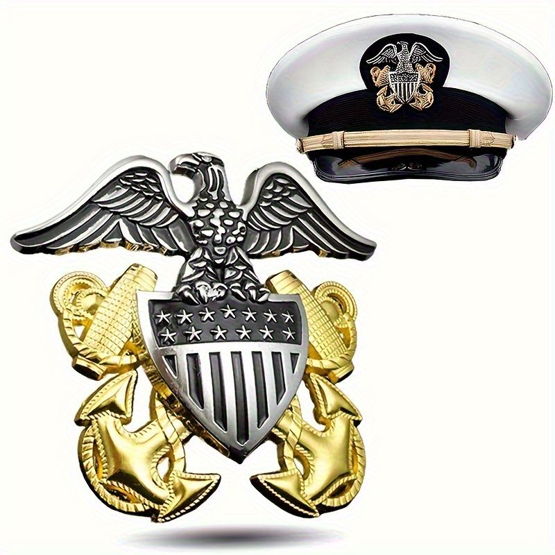 Office Furniture Loft - Amerikaanse marineofficier hoed badge adelaar en