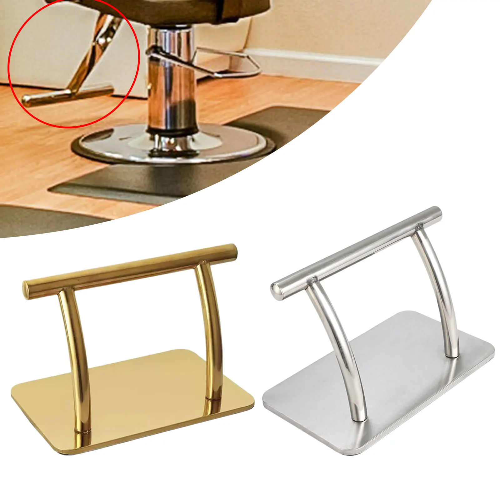 Work Office Furniture - Roestvrijstalen voetsteun voor onder bureau op