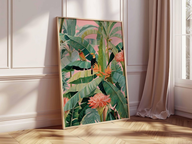 1pc Retro Tropische Canvas Pos - Office Furniture Design recensie en prijs