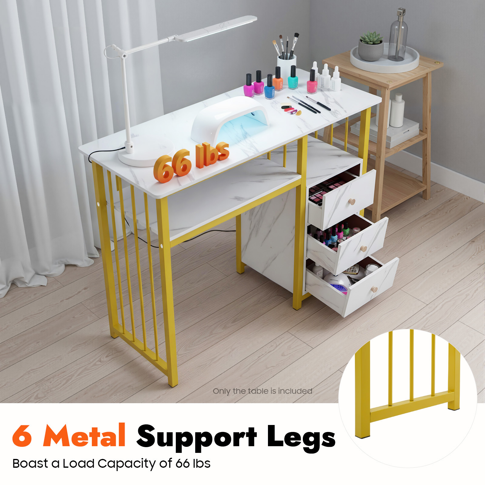 100*40*76cm manicuretafel met  - Work Office Furniture recensie en prijs