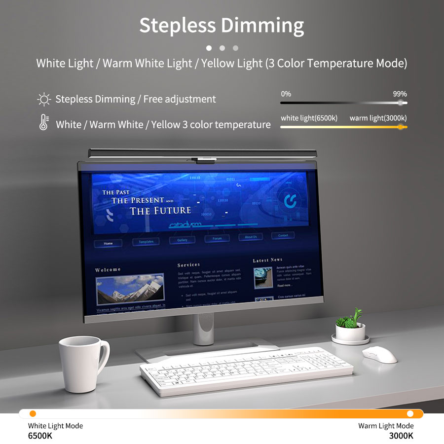 50cm LED Monitor Lichtbalk Sch - Office Furniture Design recensie en prijs