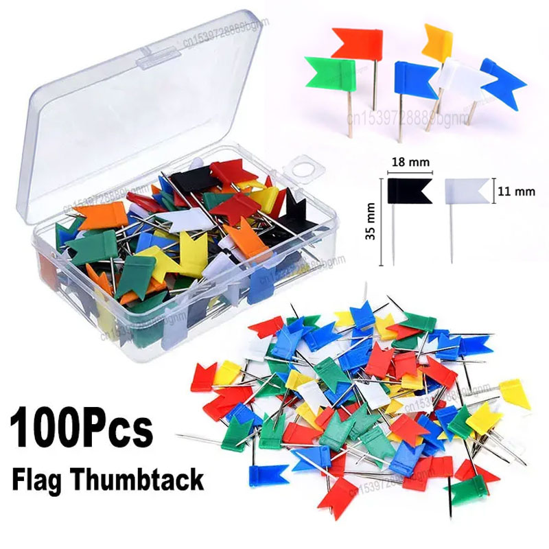 100 Stuks Kleurenset 35Mm Vlag - Office Furniture Online recensie en prijs