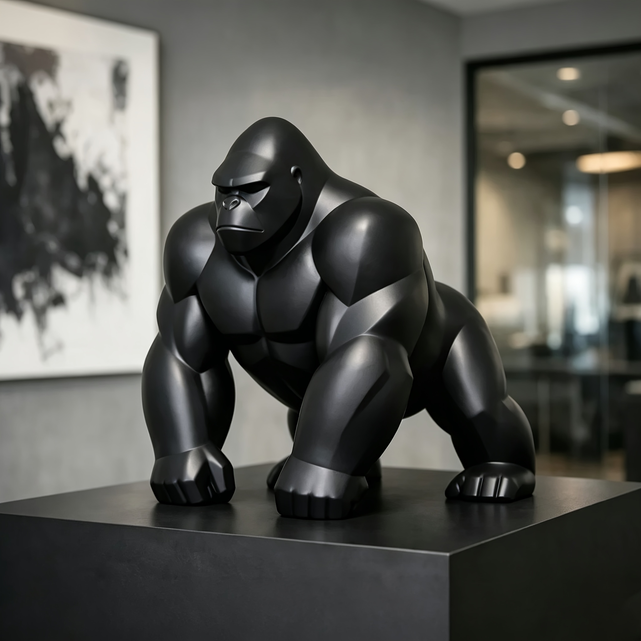 Geometrisch Gorilla Beeldje 3D - Office Furniture Loft recensie en prijs