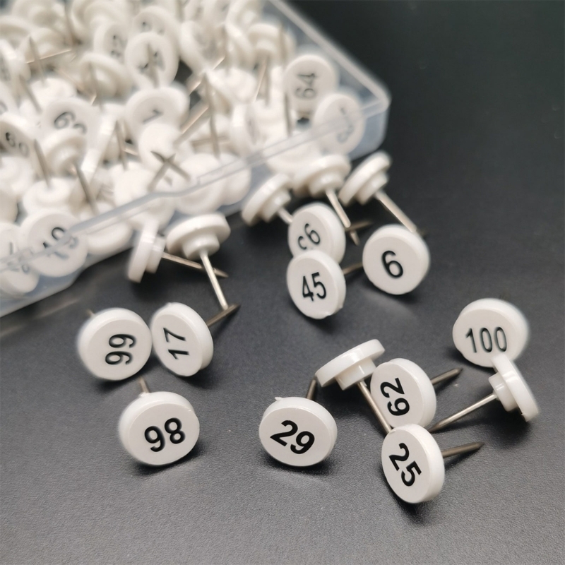 100 stuks ronde genummerde pun - Office Furniture Online recensie en prijs